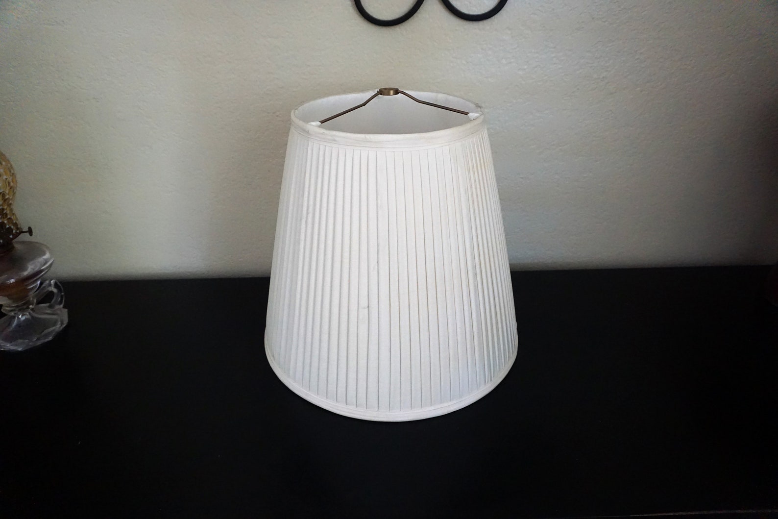 Vintage Diane Studios French Pleated Lamp Shade Cream/Ivory Etsy