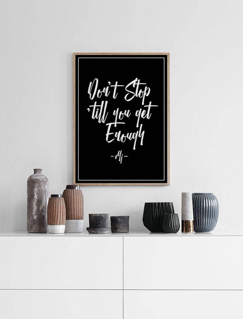 Michael Jackson Art Don't stop till you get enough MJ | Etsy