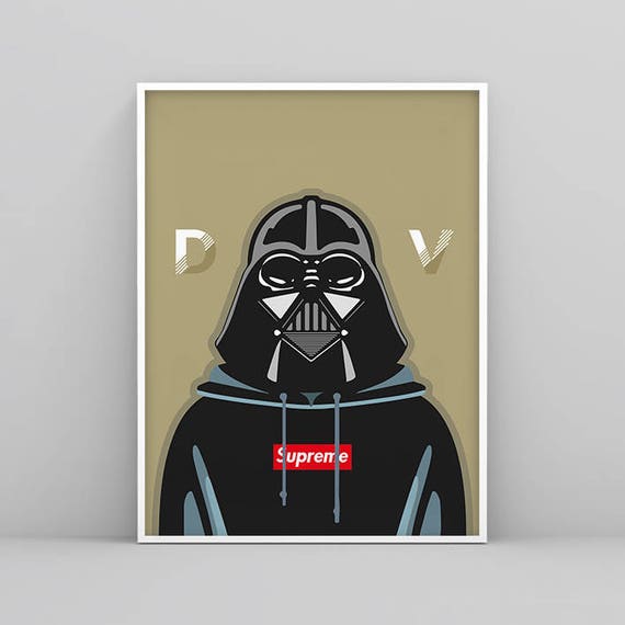 Star Wars Anakin Skywalker Darth Vader Art Deco Poster A3 A1 A2 A4 sizes