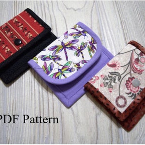 Gift Card Wallet, PDF Sewing Pattern for Gift Card Wallet, Gift Card Holder image 1