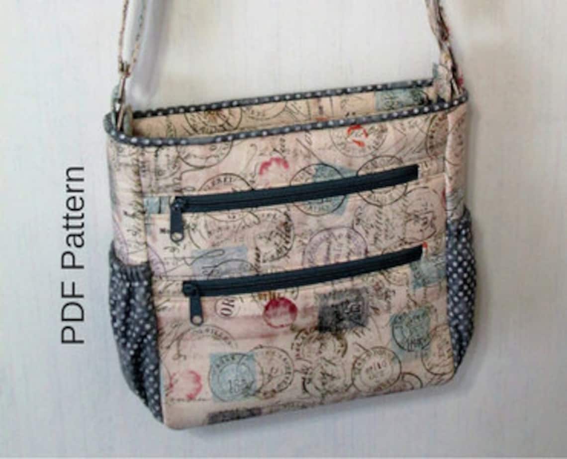 Johanna Crossbody Bag. PDF Sewing Pattern. Crossbody Bag. Etsy