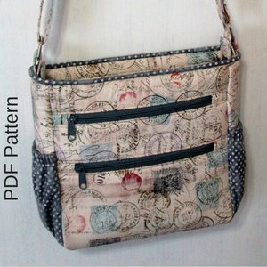 Johanna Crossbody Bag. PDF Sewing Pattern. Crossbody Bag. Zipper Bag. PDF Bag Pattern. Handbag. Patterns and Tutorials.