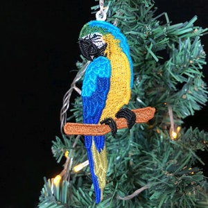 FSL カラフルパロット - フリースタンディングレースマシン刺繍デザイン 即時ダウンロード 5x5フープ APE3176-006