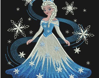 アナと雪の女王 アナとエルサ 刺繍機 デザイン ファイル パターン