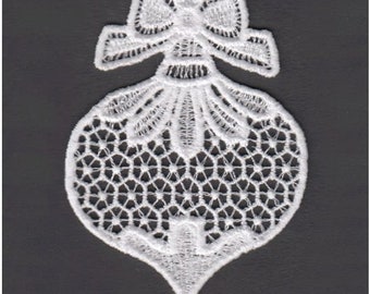 FSL Dazzling Christmas - Free Standing Lace Machine Embroidery Designs Instant Download 4x4 hoop APE2391-003