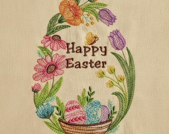 Decorative Easter Egg - Machine Embroidery Designs Instant Download 5x5 6x6 8x8 hoop APE3406-002