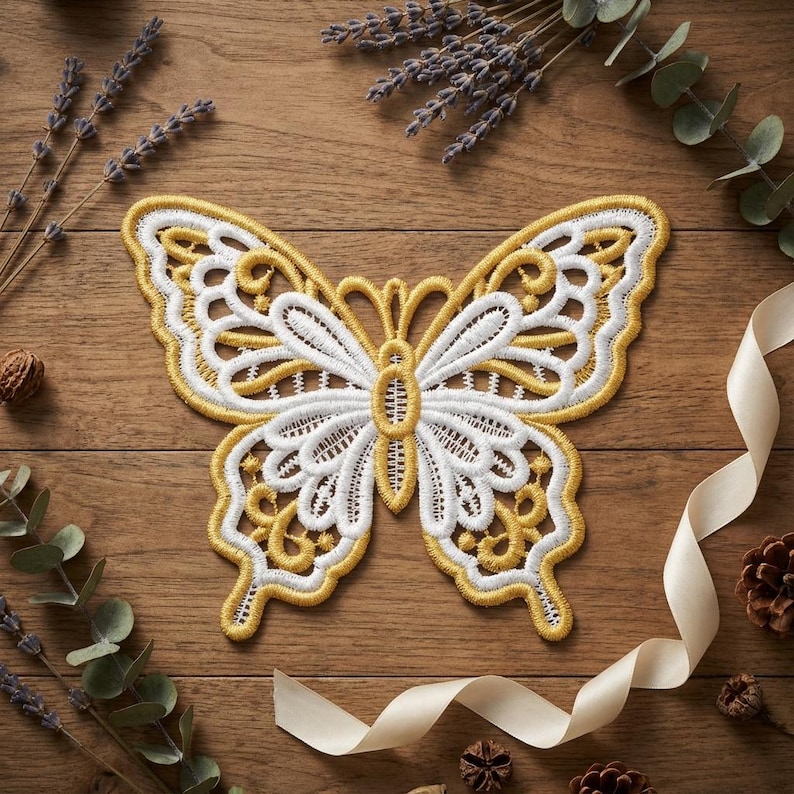 FSL Butterfly - Free Standing Lace Machine Embroidery Designs Instant ...