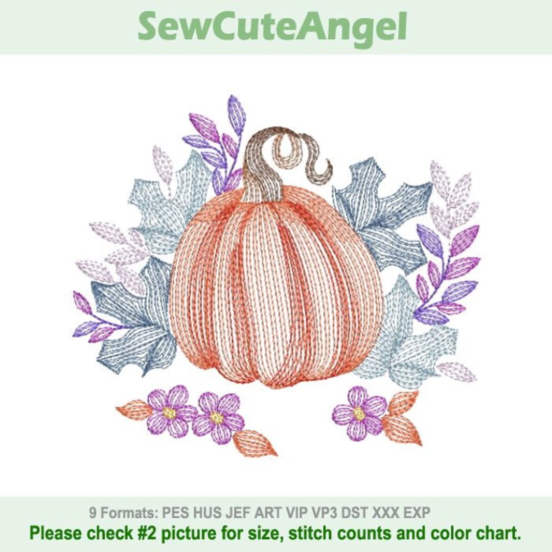 Rippled Fall Scenes 5 Machine Embroidery Designs Instant Download 5x5 ...