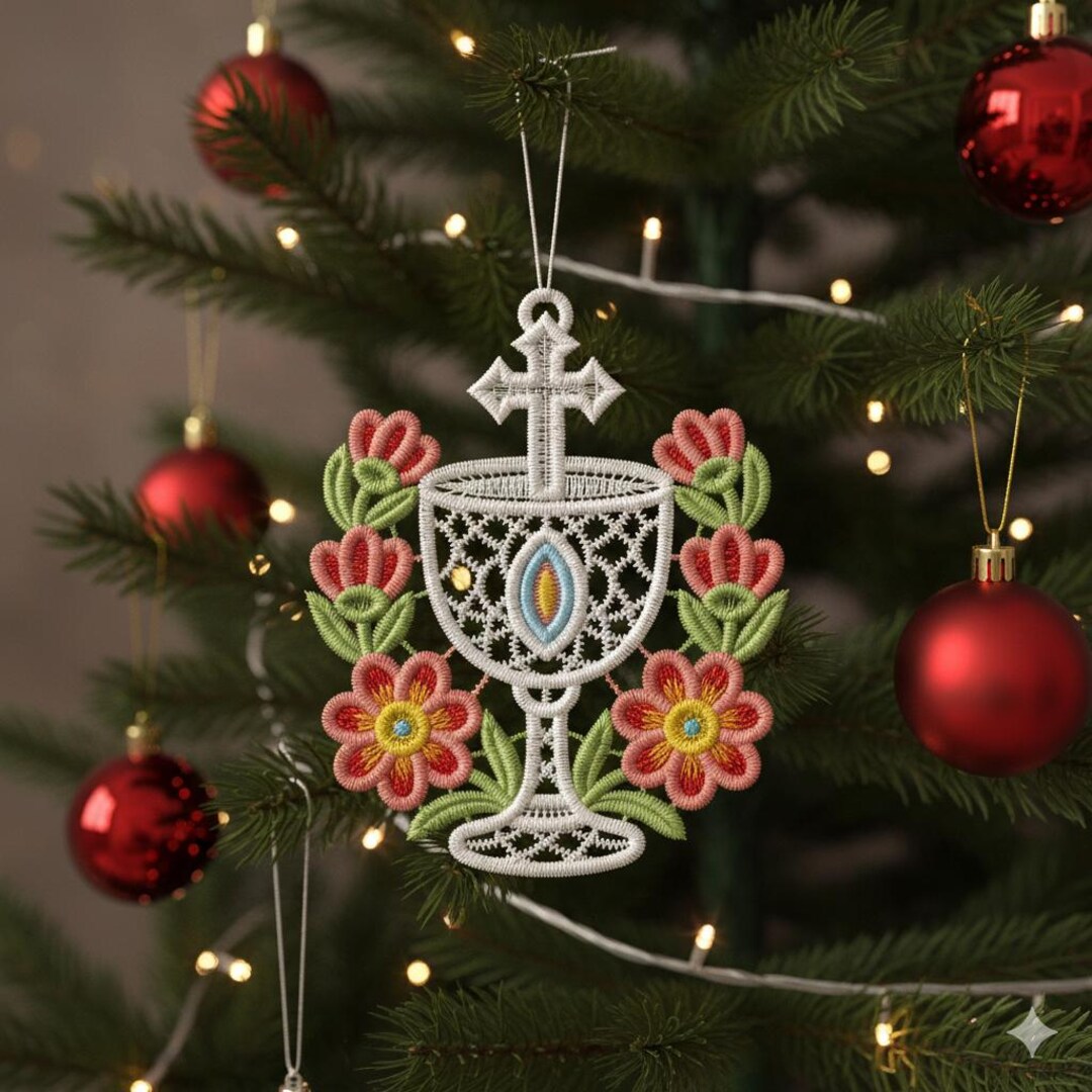 FSL Cross and Chalice - Free Standing Lace Machine Embroidery Designs ...