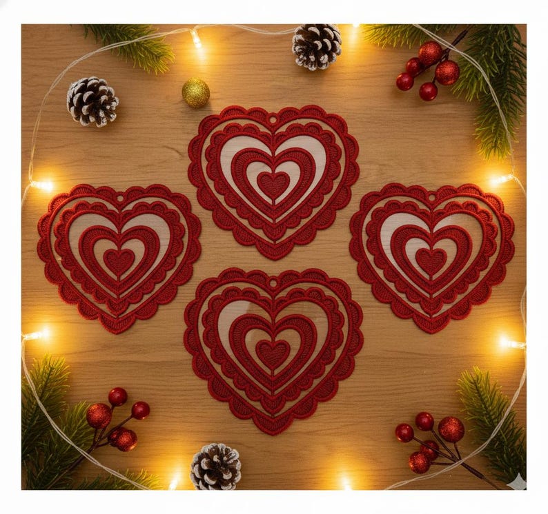 FSL Romantic Heart - Free Standing Lace Machine Embroidery Designs ...