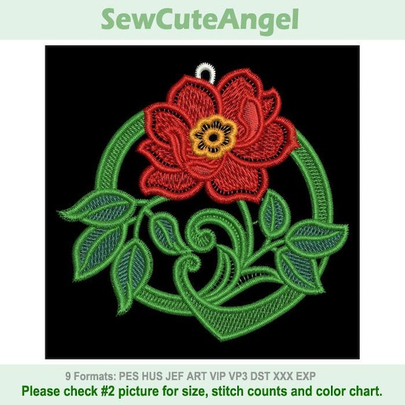 FSL Scarlet Harmony, Verdant Blossom Free Standing Lace Machine