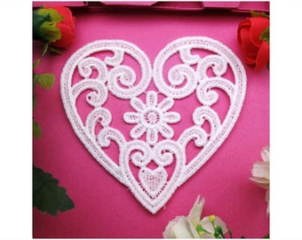 FSL Valentine Heart - Free Standing Lace Machine Embroidery Designs Instant Download 4x4 hoop APE3001-008