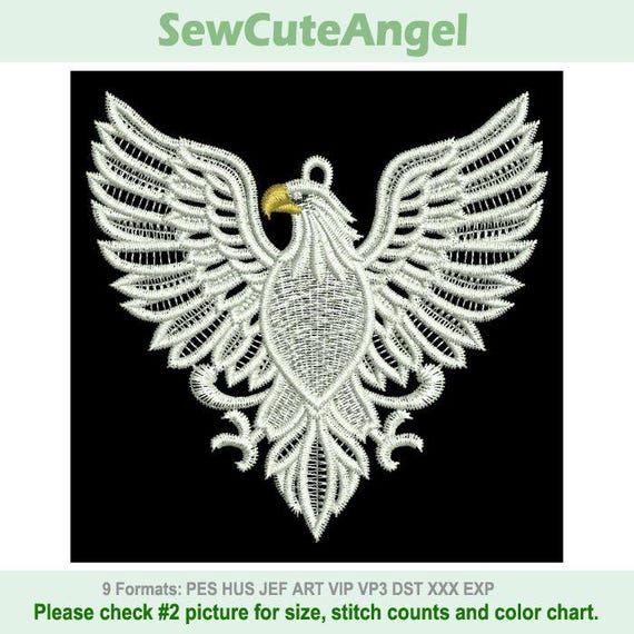 FSL Eagle, Winged Majesty, Flight of Wisdom - Free Standing Lace