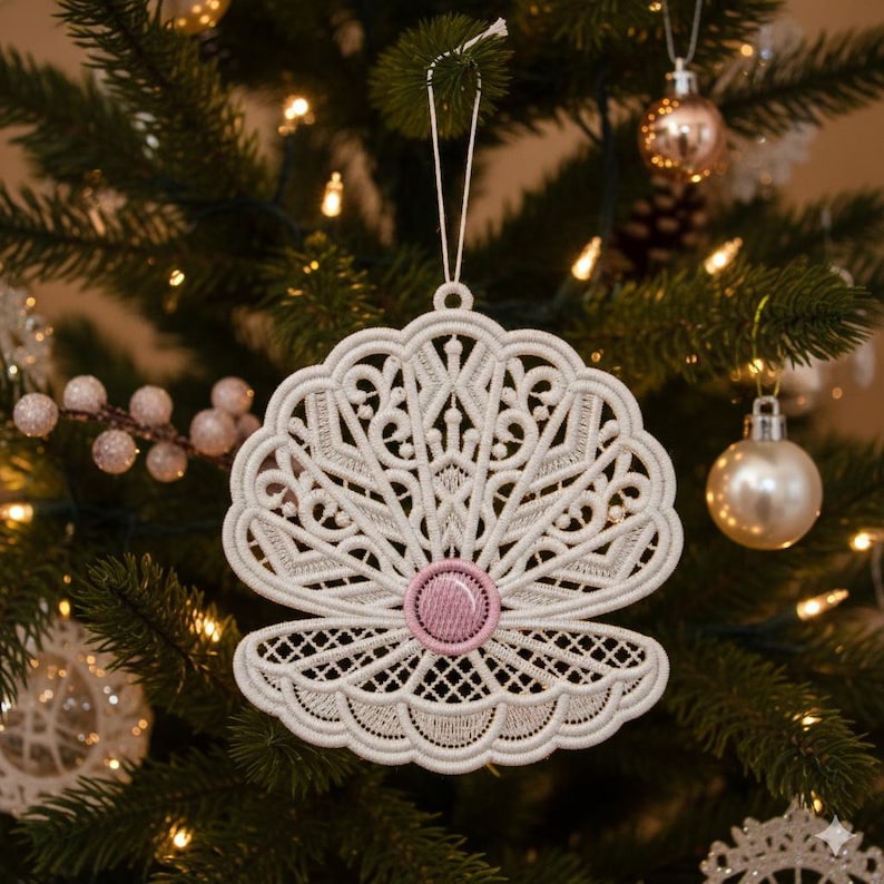 FSL Shell - Free Standing Lace Machine Embroidery Designs Instant ...