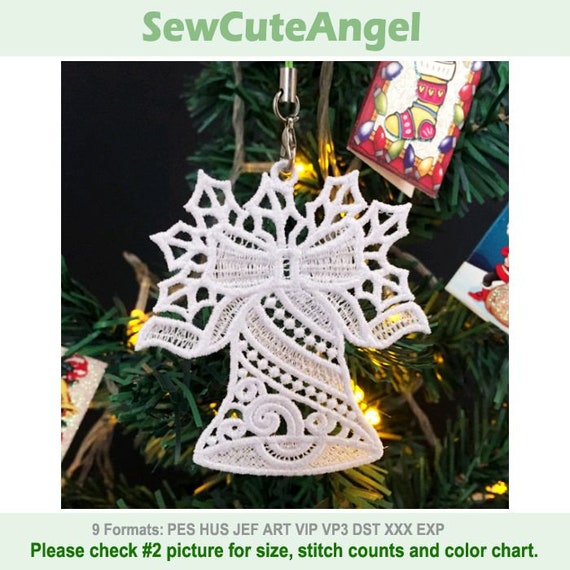 FSL Dazzling Christmas Bell - Free Standing Lace Machine