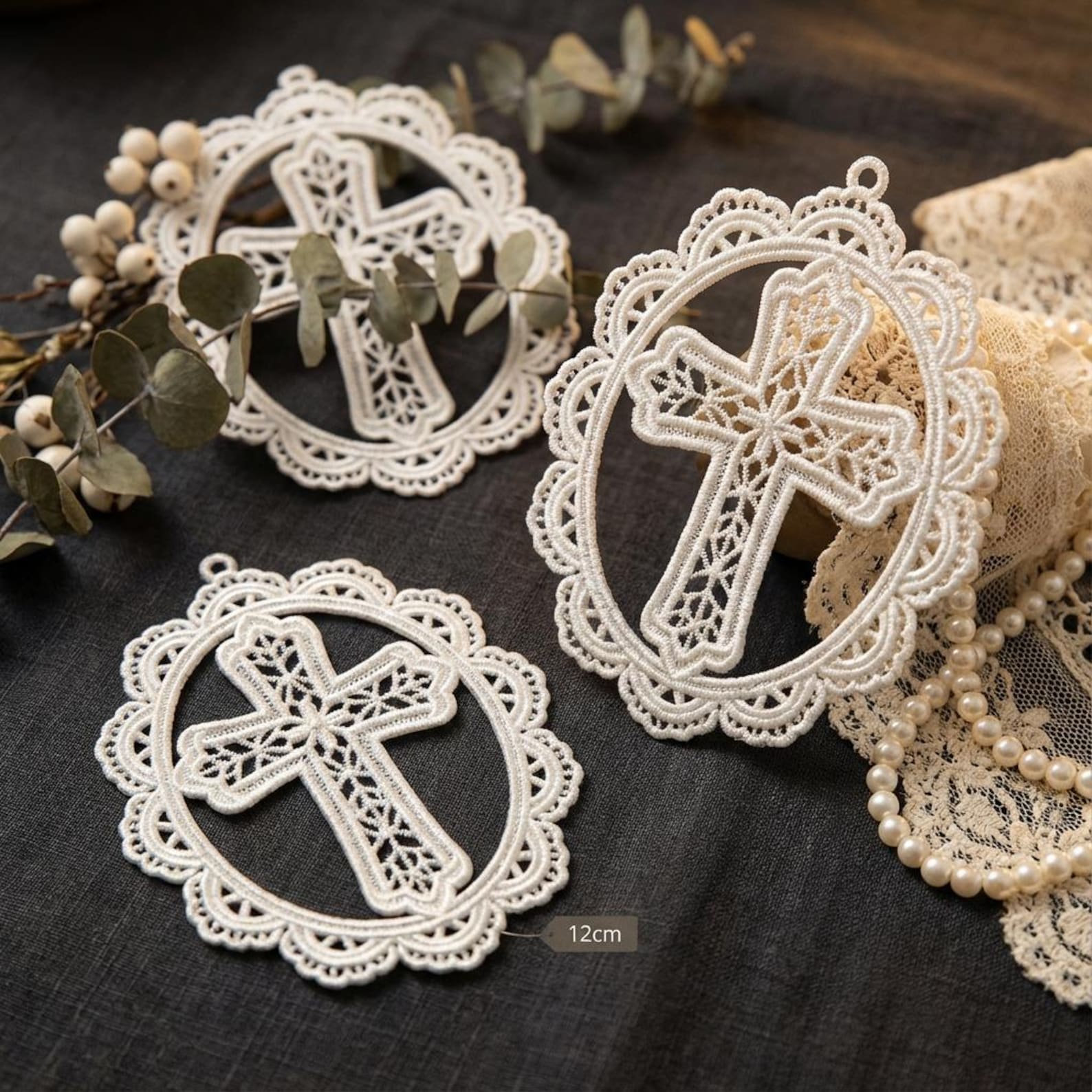 FSL Cross Ornament - Free Standing Lace Machine Embroidery Designs ...