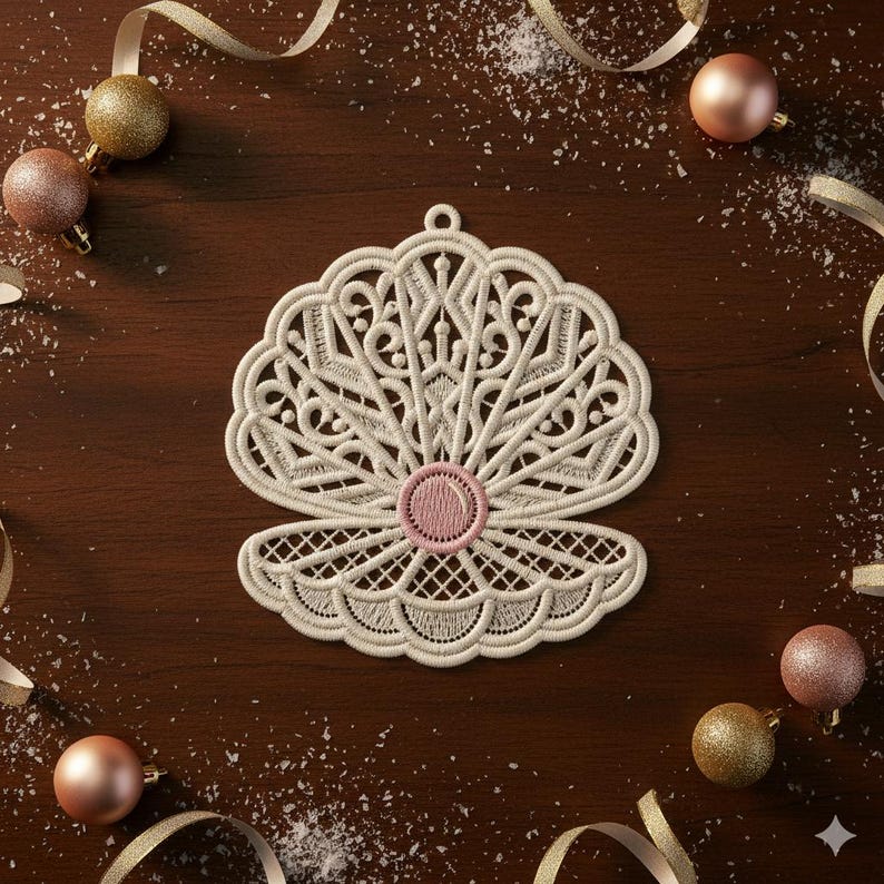 FSL Shell - Free Standing Lace Machine Embroidery Designs Instant ...
