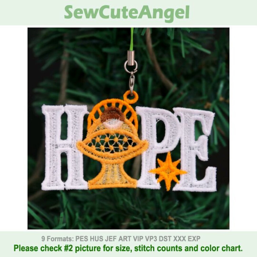FSL Christmas Wishes Hope Nativity Ornament - Free Standing Lace ...