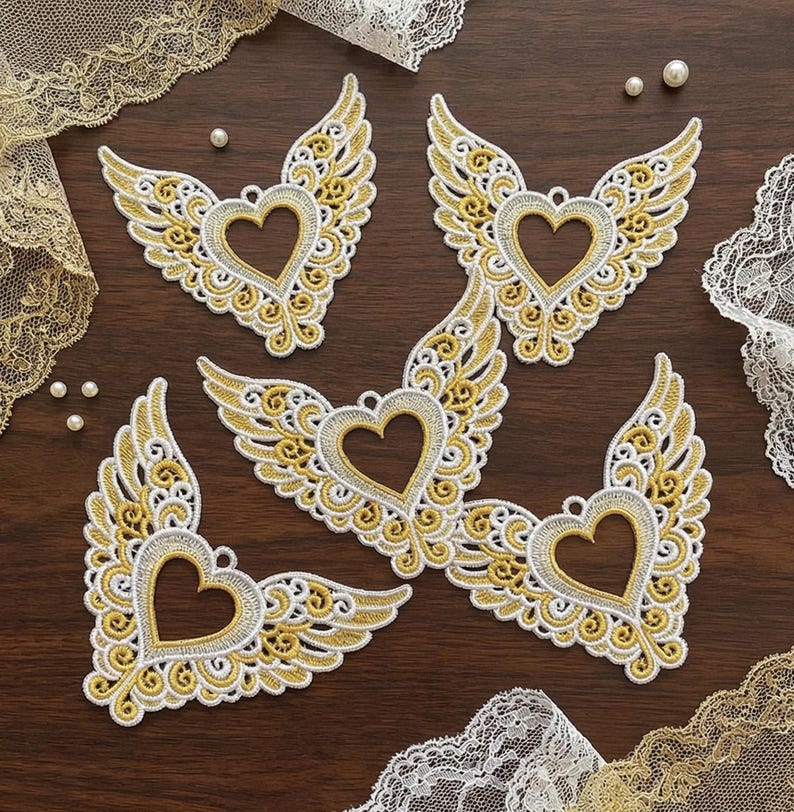 FSL Winged Heart - Free Standing Lace Machine Embroidery Designs ...