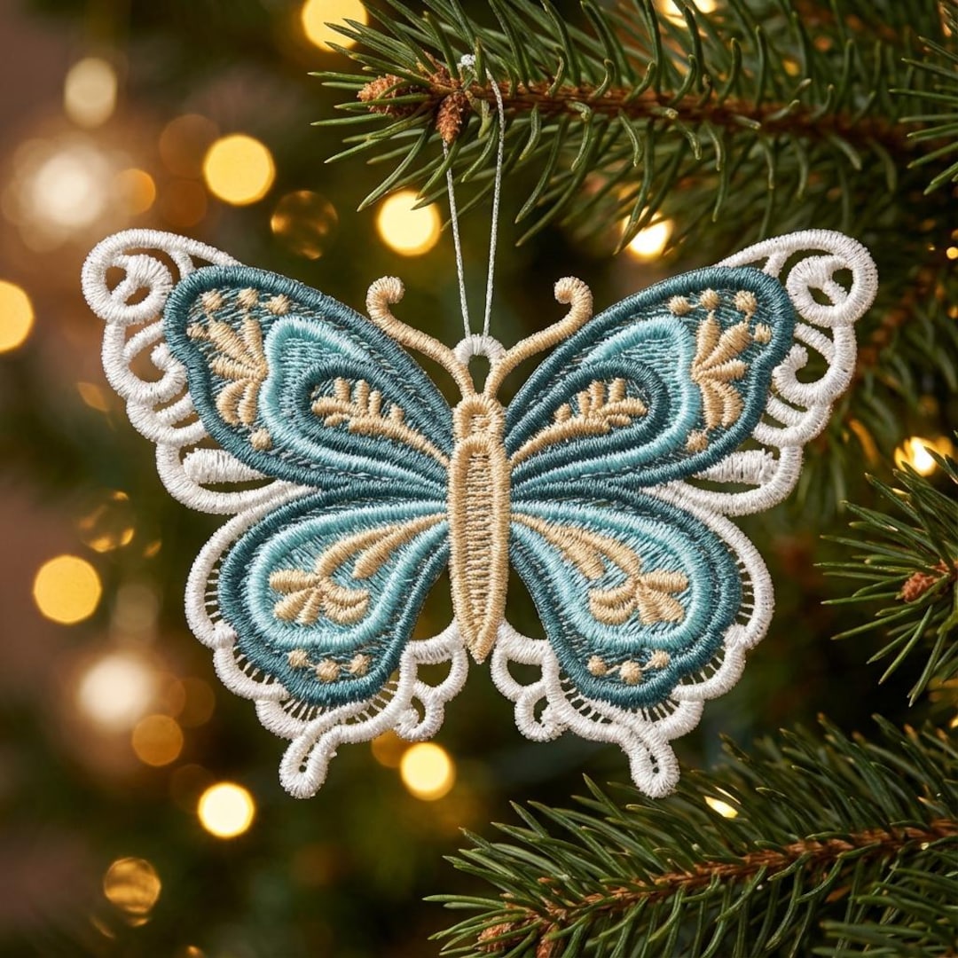 FSL Colorful Butterfly - Free Standing Lace Machine Embroidery Designs ...