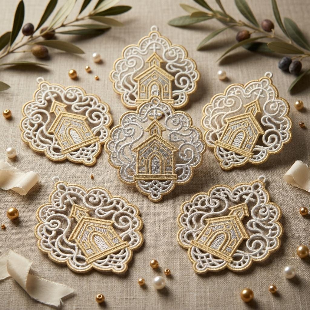 FSL Church Ornament - Free Standing Lace Machine Embroidery Designs ...