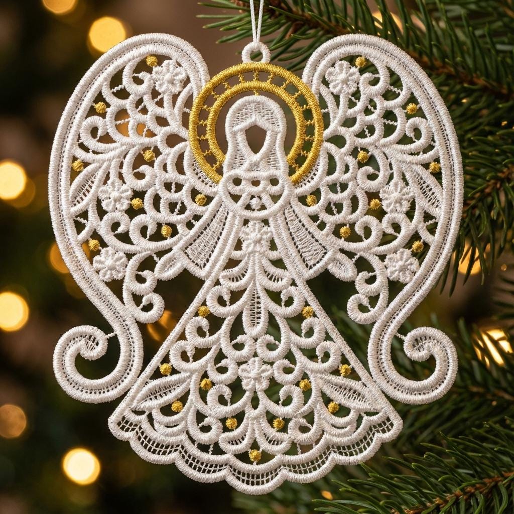 FSL Angel, Celestial Serenity - Free Standing Lace Machine