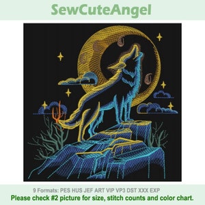 After Dark Silhouettes - Machine Embroidery Designs Instant Download 5x5 6x6 8x8 hoop APE3512-003