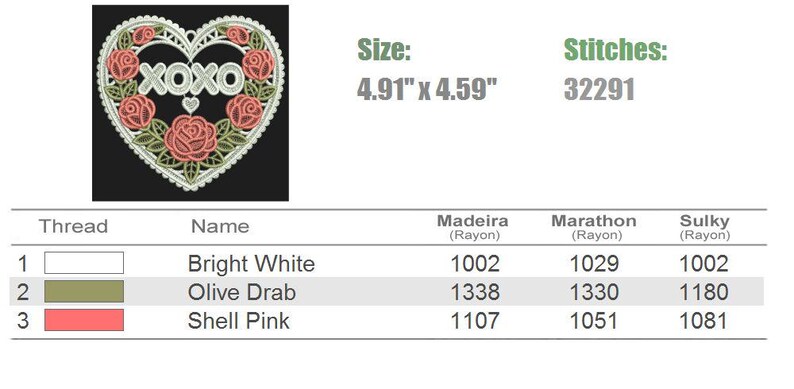 FSL Rose Heart Love, Romantic Roses, Eternal Love - Free Standing Lace ...