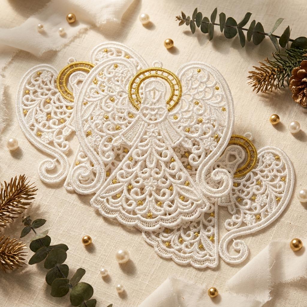FSL Angel, Celestial Serenity - Free Standing Lace Machine