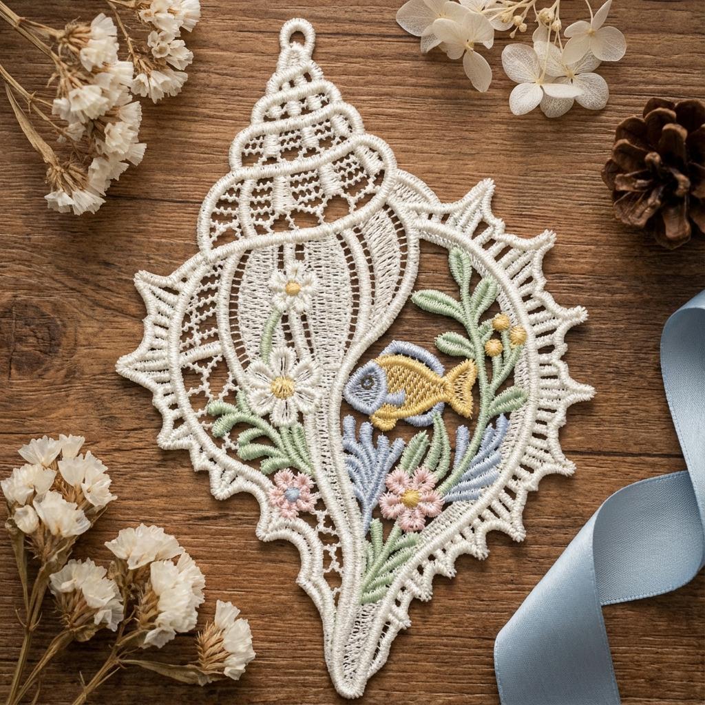 Fish and Floral, Underwater Beauty, Oceanic El - Free Standing