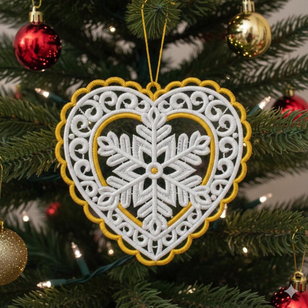 FSL Winter Heart - Free Standing Lace Machine Embroidery Designs ...