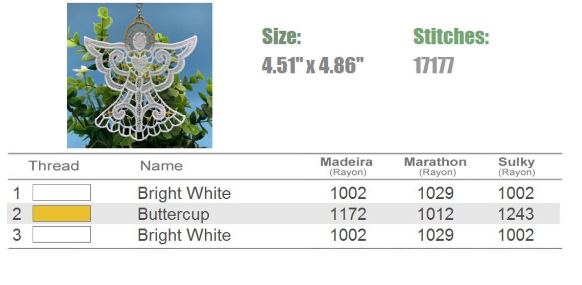 FSL Golden Angel - Free Standing Lace Machine Embroidery Designs ...