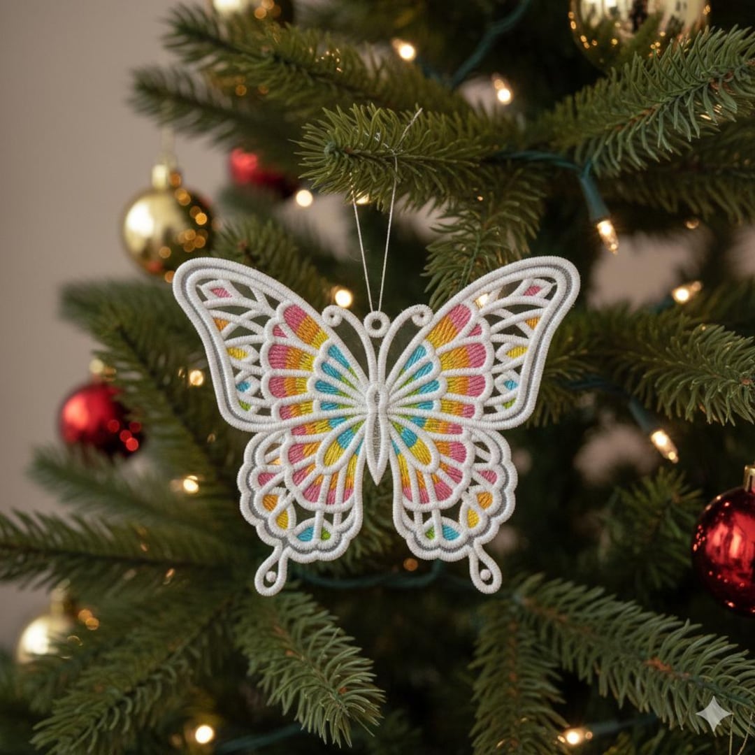 FSL Colorful Butterfly - Free Standing Lace Machine Embroidery Designs ...