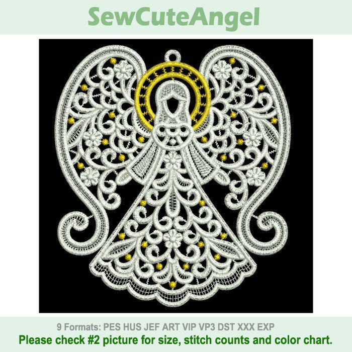 FSL Angel, Celestial Serenity - Free Standing Lace Machine
