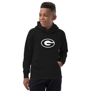 White G Logo Kids Hoodie