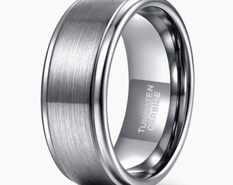 Mens wedding band, tungsten ring, mens rings,mens promise ring, tungsten ring, mens bands, mens custom rings, promise ring,engravable ring,