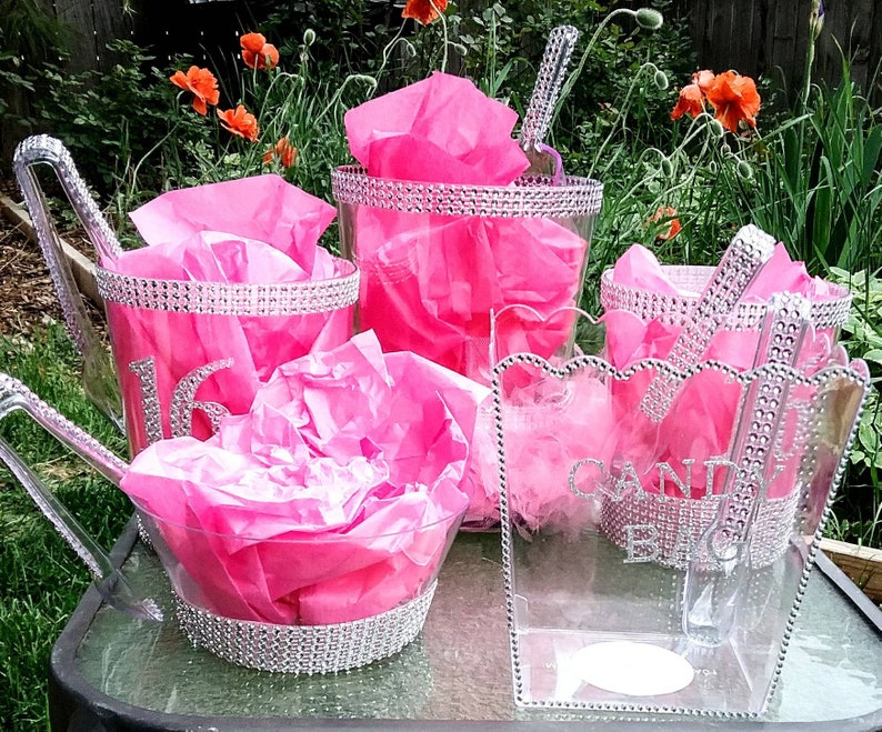 Custom candy buffet Set of 10 candy buffet Affordable candy buffet Party candy buffet Cheap Candy Buffet