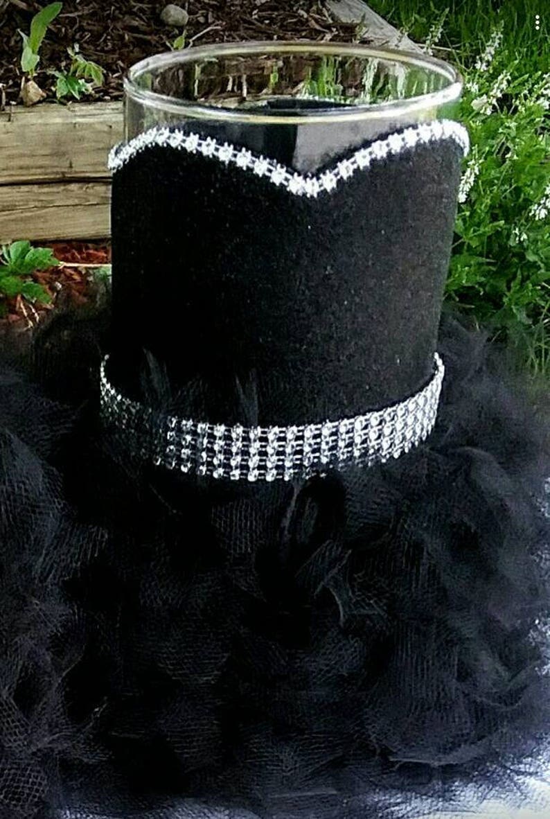 Black Wedding Centerpieces Vase Little Black Dress Vase - Etsy