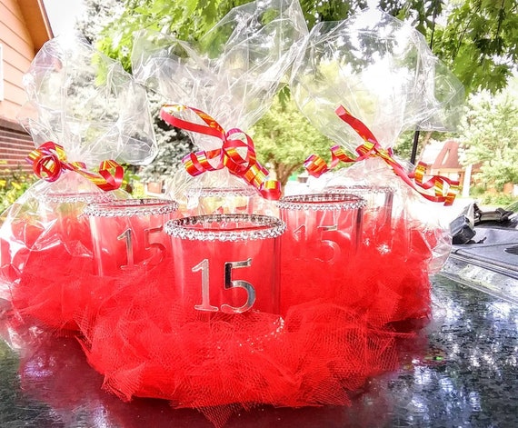 6 Pack Quinceanera Party Favors Quinceanera Centerpiece Candy Etsy