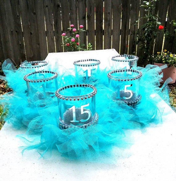 6 Pack Quinceanera Party Favors Quinceanera Centerpiece Candy Vase Quinceanera Gift Mis Quince Quinceanera Party