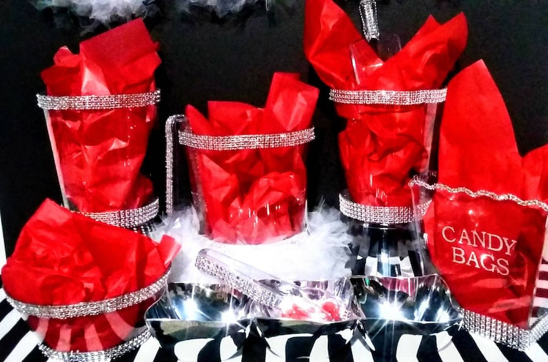 Custom candy buffet Set of 10 candy buffet Affordable candy buffet Party candy buffet Cheap Candy Buffet