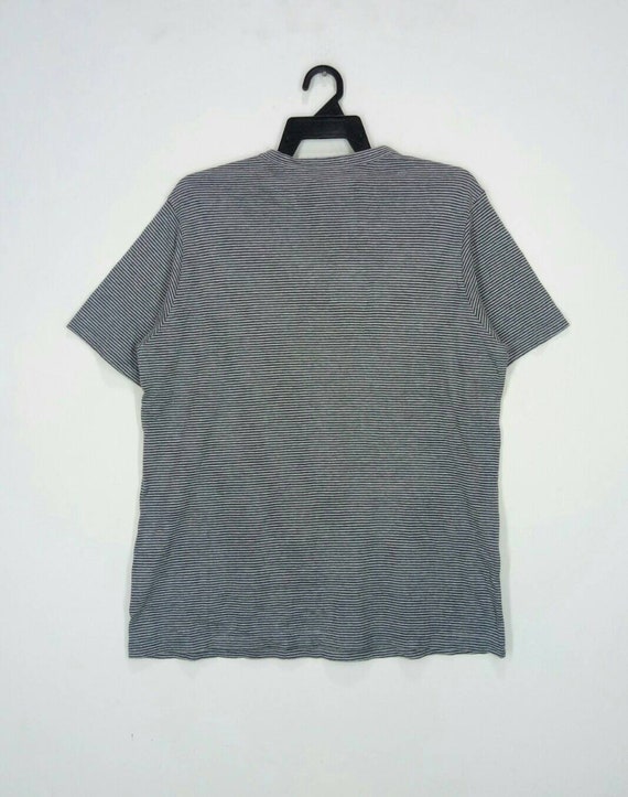 Rare!! Y'S by Yohji Yamamoto T-shirt stripe nice design top Japanese  designer brand large size