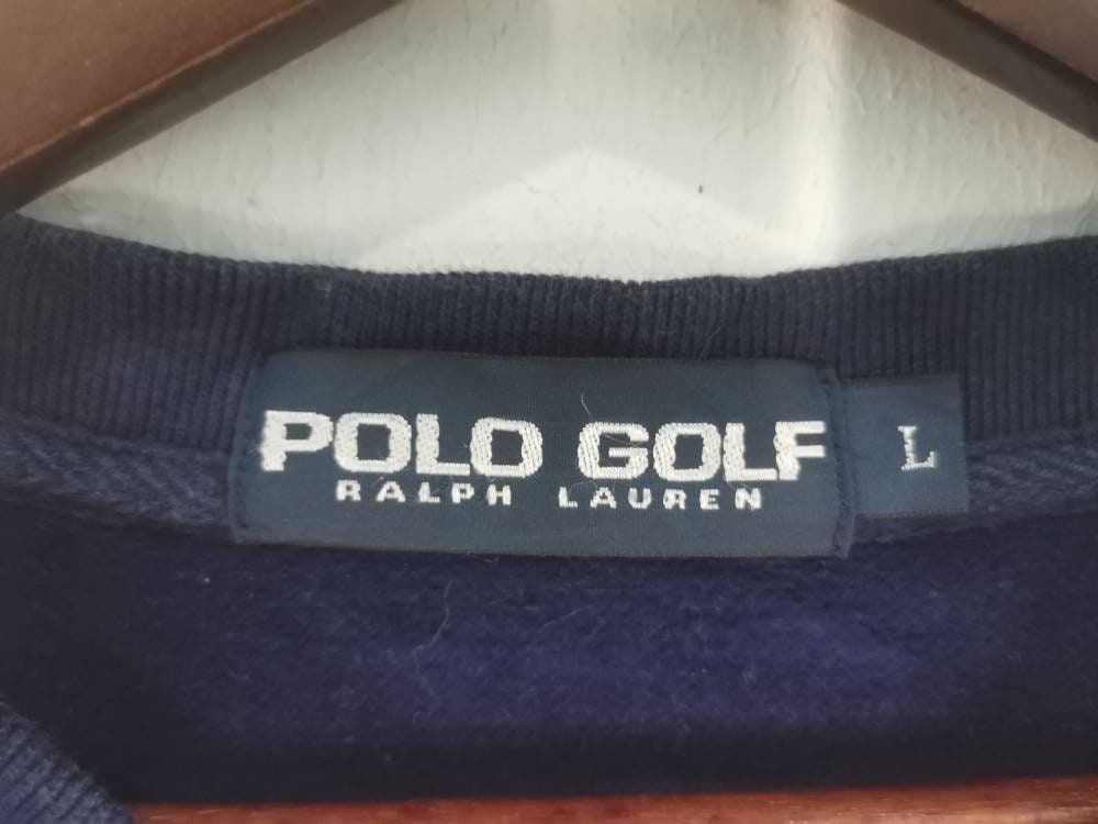 Rare POLO GOLF by Ralph Lauren sweatshirt small logo nice | Etsy