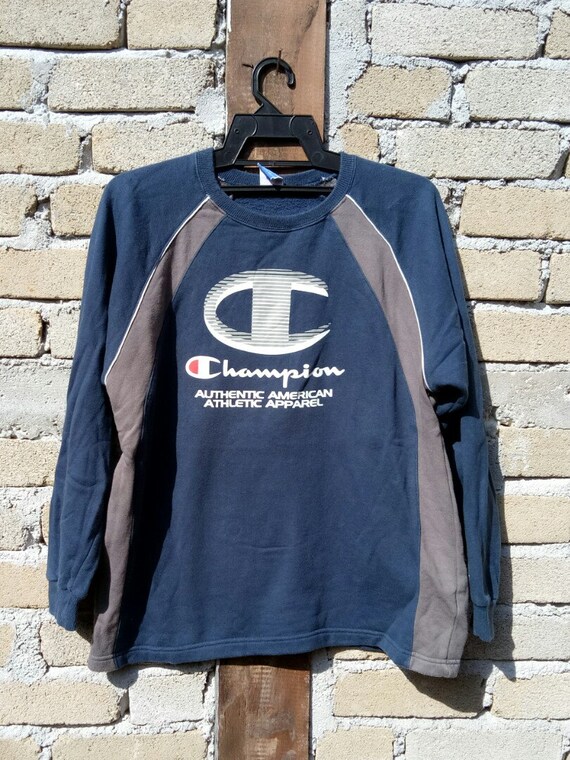 dark blue champion jumper