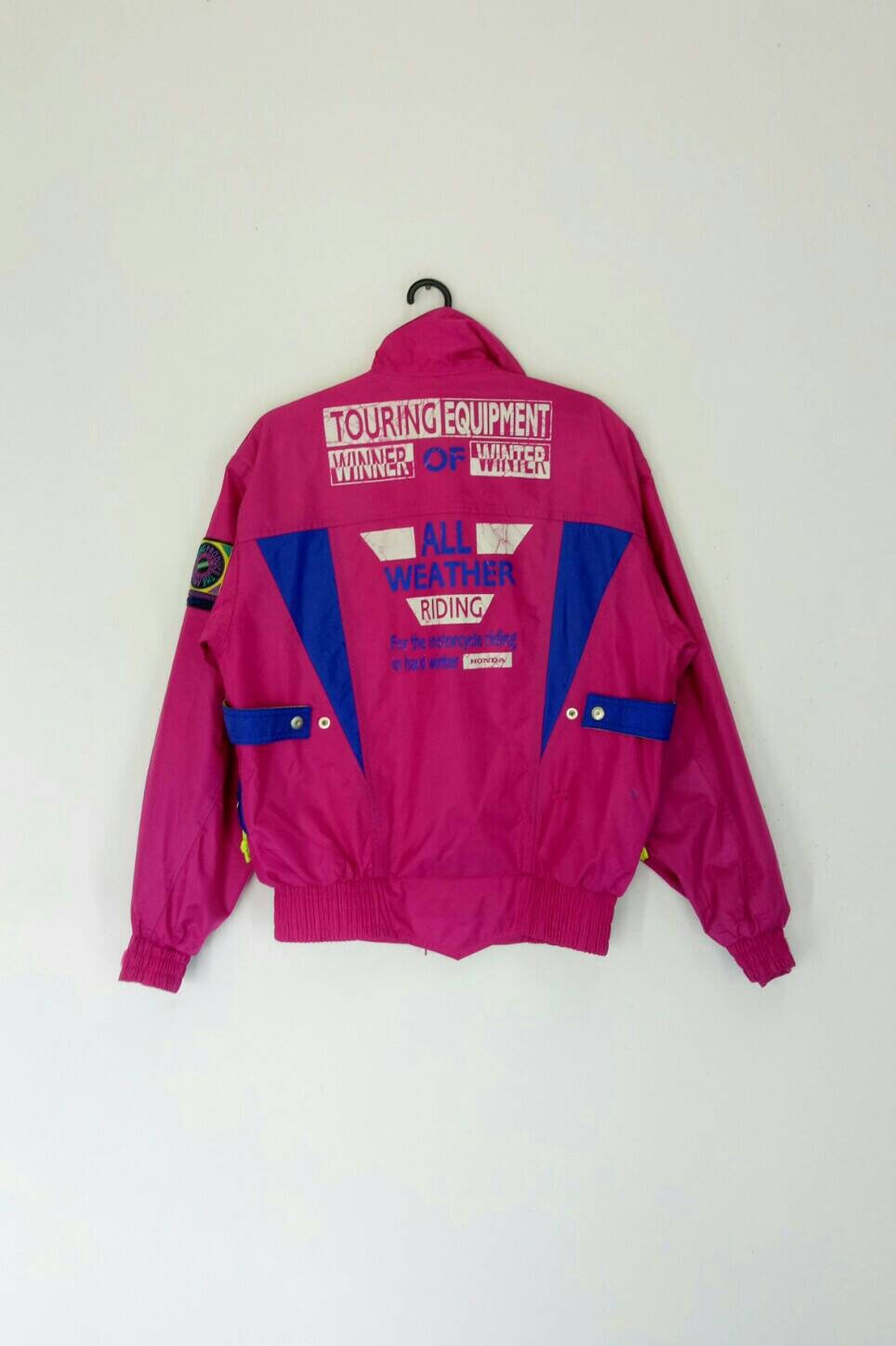 Rare HONDA jacket all weather riding nice design multicolour | Etsy
