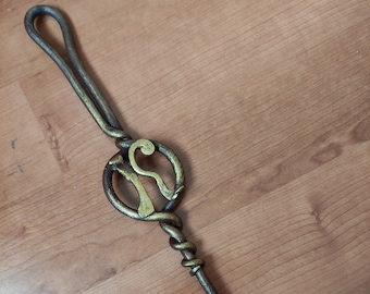 Personalized Fireplace Poker, Steel Poker for Him, Fireplace Poker, Iron Anniversary Gift, Fire Poker