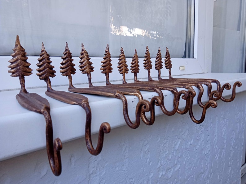 Metal Christmas Stocking Holder Stocking Hanger Shelf Etsy