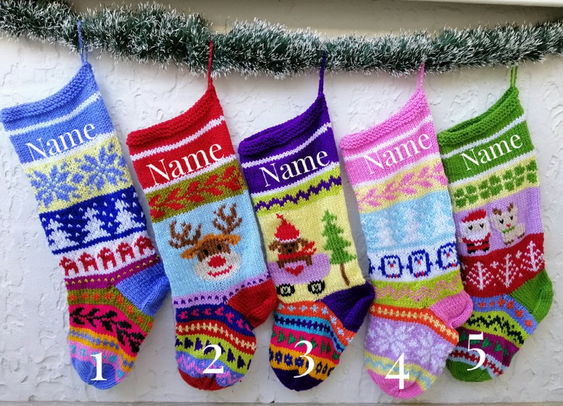 personalized girl christmas stockings