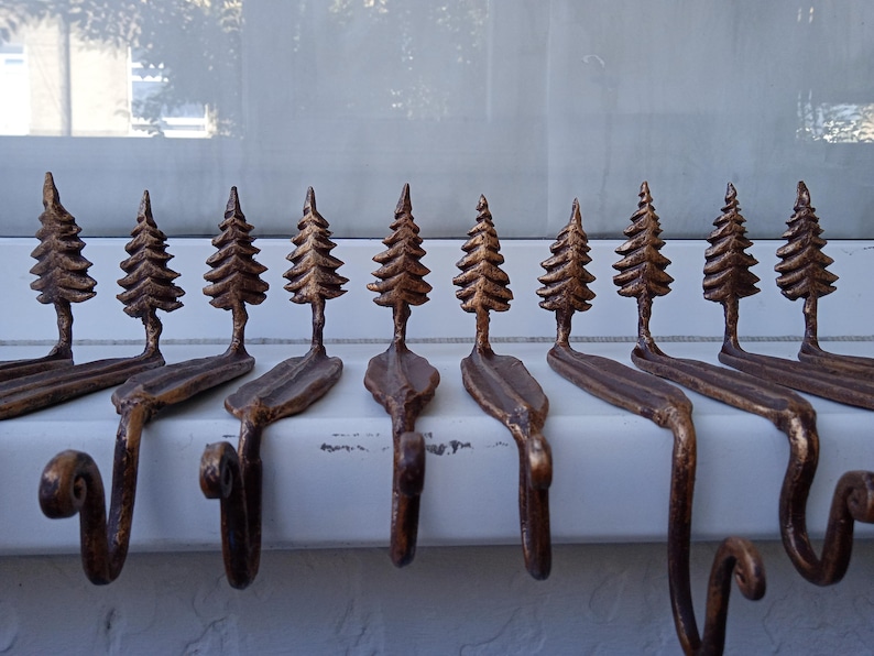 Metal Christmas Stocking Holder Stocking Hanger Shelf Etsy