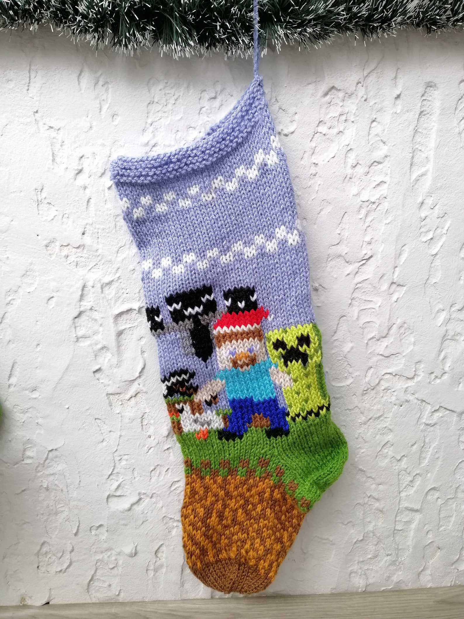 Hand Knit Christmas Stockings Kits Etsy